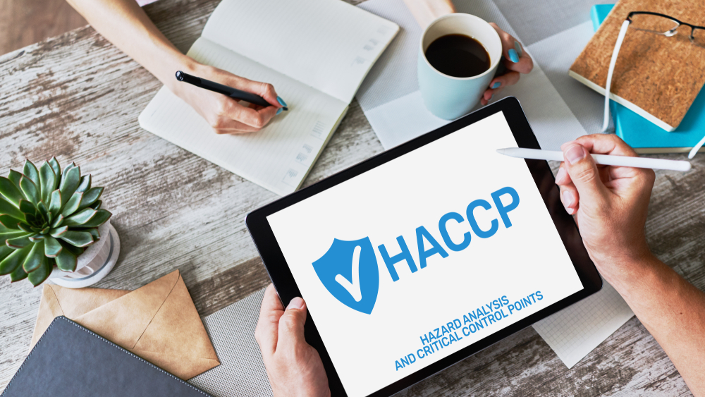 HACCP logo to illustrated training provided by Kiwa.