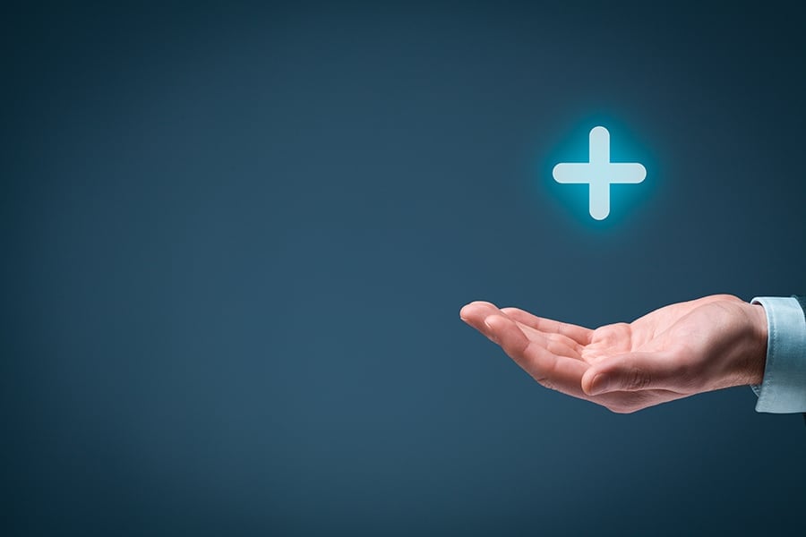 Zorg bieden met een hand