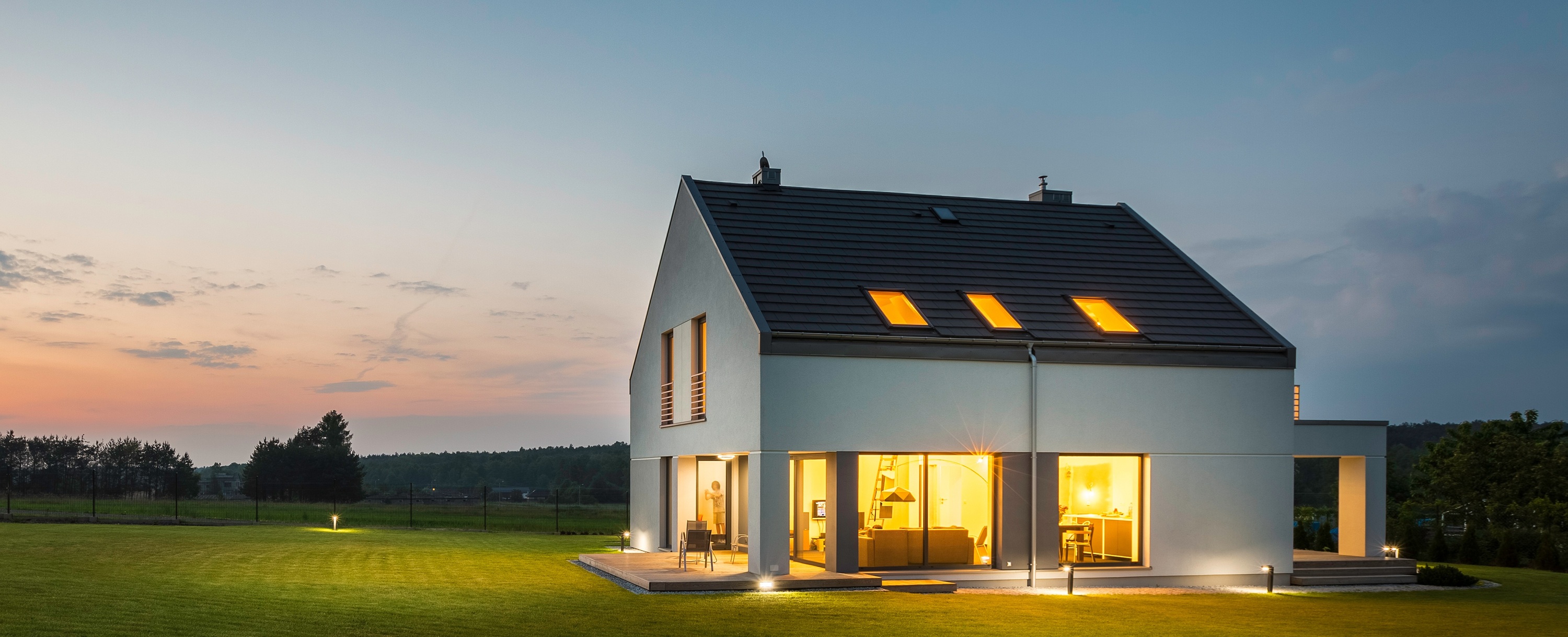 Huizen in nieuwe woonwijk